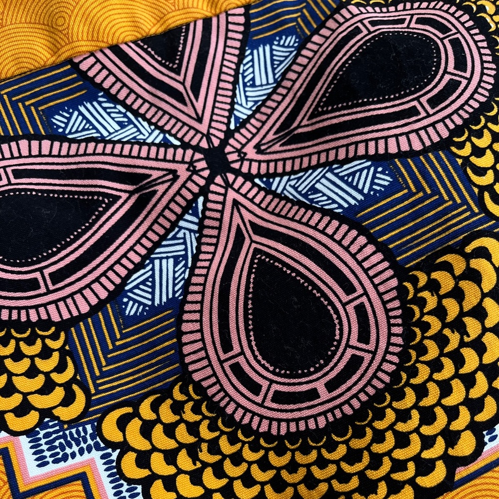 Maeve Geometric Yellow and Black Pencil Skirt - Picture 3 of 6